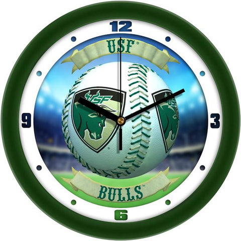 South Florida Bulls - Home Run Wall Clock - SuntimeDirect