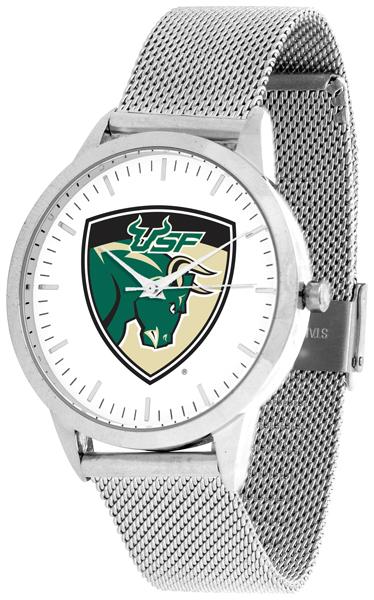 South Florida Bulls - Mesh Statement Watch - Silver Band - SuntimeDirect