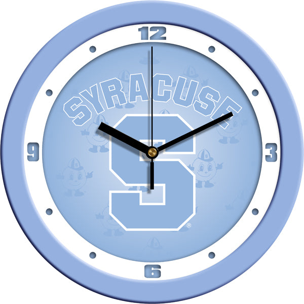 Syracuse Orange - Baby Blue Wall Clock - SuntimeDirect