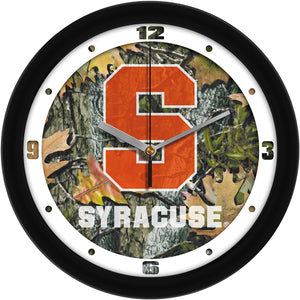 Syracuse Orange - Camo Wall Clock - SuntimeDirect
