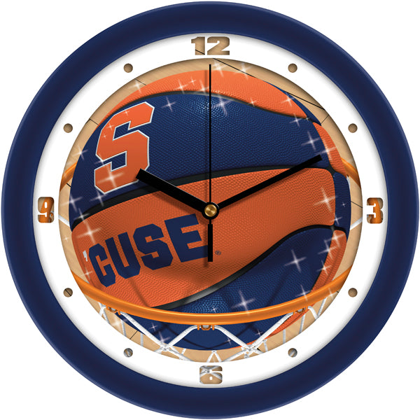 Syracuse Orange - Slam Dunk Wall Clock - SuntimeDirect
