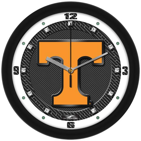 Tennessee Volunteers - Carbon Fiber Textured Wall Clock - SuntimeDirect