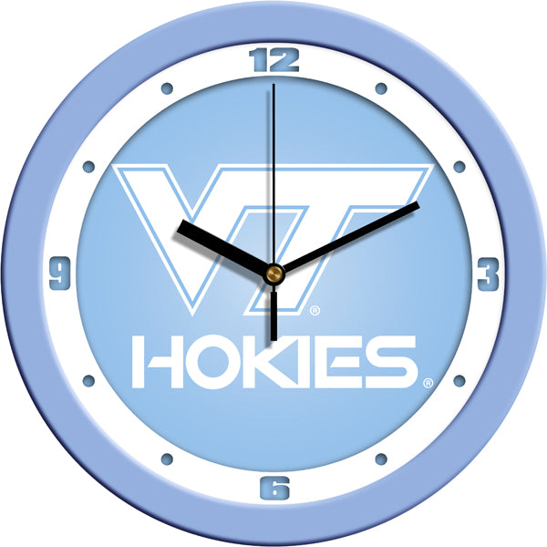 Virginia Tech Hokies - Baby Blue Wall Clock