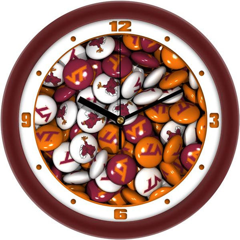 Virginia Tech Hokies - Candy Wall Clock