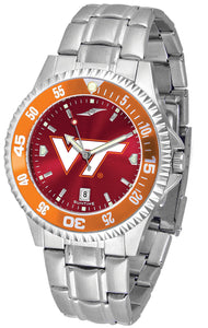 Virginia Tech Hokies - Competitor Steel AnoChrome  -  Color Bezel