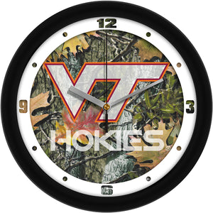 Virginia Tech Hokies - Camo Wall Clock