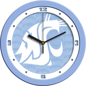 Washington State Cougars - Baby Blue Wall Clock
