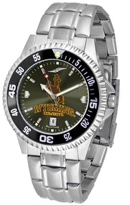 Wyoming Cowboys - Competitor Steel AnoChrome  -  Color Bezel