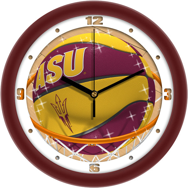 Arizona State Sun Devils - Slam Dunk Wall Clock - SuntimeDirect