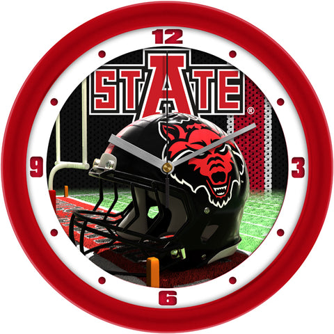 Arkansas State Red Wolves - Football Helmet Wall Clock