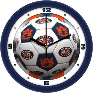 Auburn Tigers - Soccer Wall Clock - SuntimeDirect