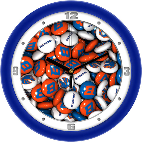 Boise State Broncos - Candy Wall Clock