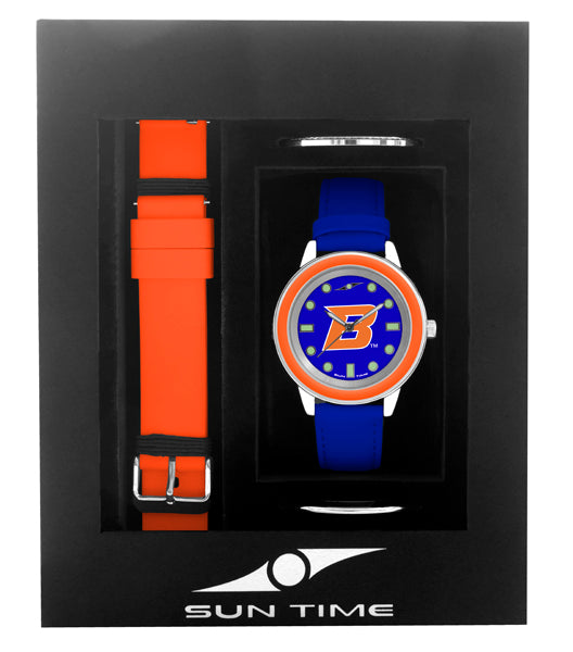 Boise State Broncos Unisex Colors Watch Gift Set