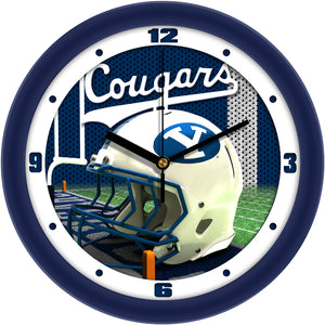 Brigham Young Univ. Cougars - Football Helmet Wall Clock - SuntimeDirect