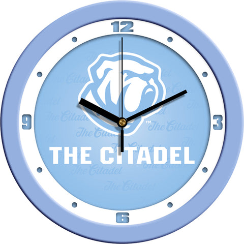 Citadel Bulldogs - Baby Blue Wall Clock - SuntimeDirect