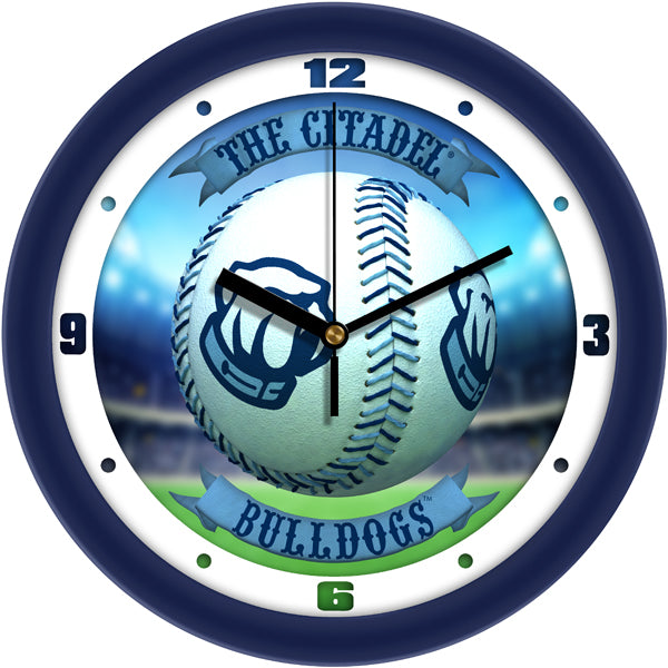 Citadel Bulldogs - Home Run Wall Clock - SuntimeDirect