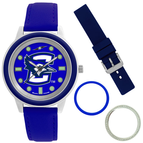 Creighton University Bluejays Unisex Colors Watch Gift Set