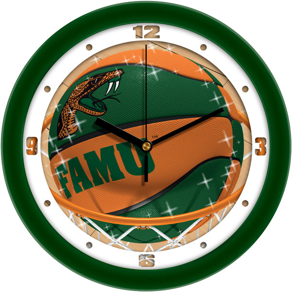 Florida A&M Rattlers - Slam Dunk Wall Clock