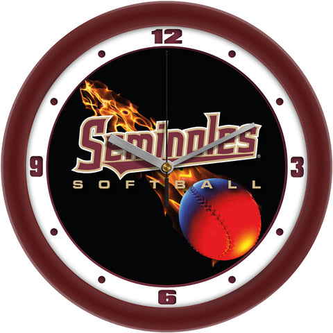 Florida State Seminoles Softball 11.5" Wall Clock