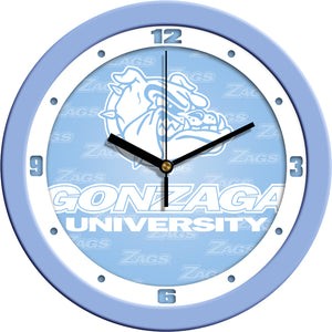 Gonzaga Bulldogs - Baby Blue Wall Clock - SuntimeDirect