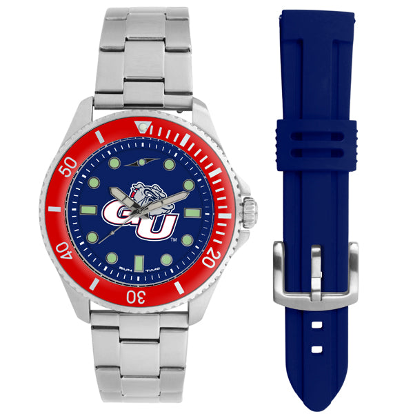 Gonzaga Bulldogs Men's Contender Watch Gift Set