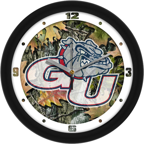 Gonzaga Bulldogs - Camo Wall Clock - SuntimeDirect