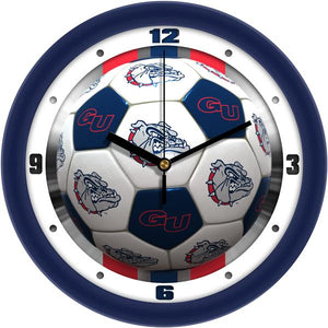 Gonzaga Bulldogs - Soccer Wall Clock - SuntimeDirect