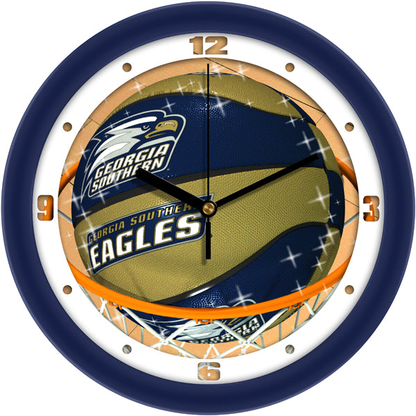 Georgia Southern Eagles - Slam Dunk Wall Clock