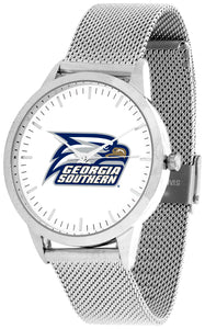 Georgia Southern Eagles - Mesh Statement Watch - Silver Band