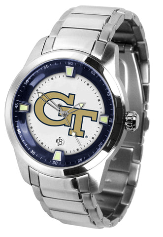 Georgia Tech Yellow Jackets - Men's Titan Steel Watch