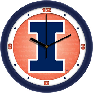 Illinois Fighting Illini - Dimension Wall Clock - SuntimeDirect