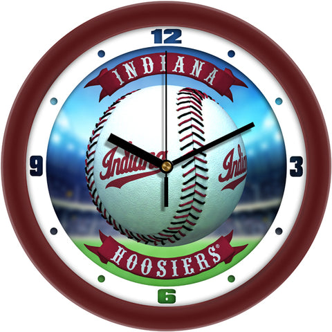 Indiana Hoosiers - Home Run Wall Clock