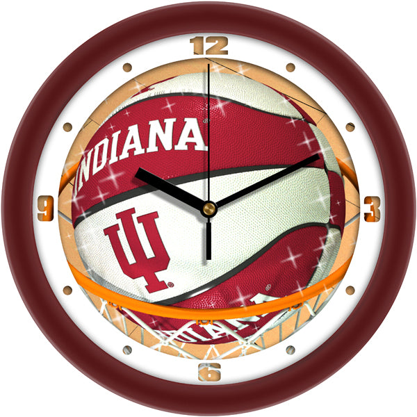 Indiana Hoosiers - Slam Dunk Wall Clock