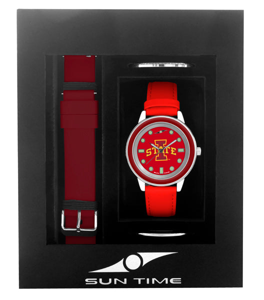 Iowa State Cyclones Colors Watch Gift Set