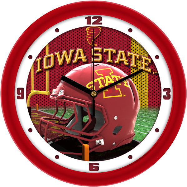 Iowa State Cyclones - Football Helmet Wall Clock
