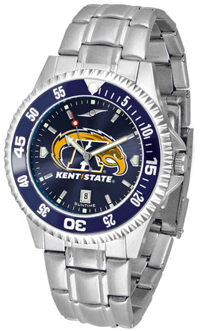 Kent State Golden Flashes - Competitor Steel AnoChrome  -  Color Bezel