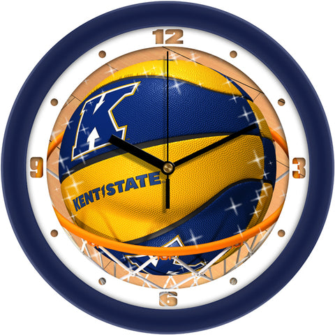 Kent State Golden Flashes - Slam Dunk Wall Clock