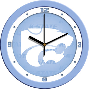 Kansas State Wildcats - Baby Blue Wall Clock - SuntimeDirect