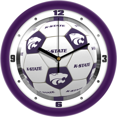 Kansas State Wildcats - Soccer Wall Clock