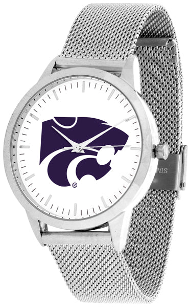 Kansas State Wildcats - Mesh Statement Watch - Silver Band - SuntimeDirect