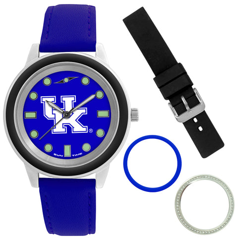 Kentucky Wildcats Unisex Colors Watch Gift Set
