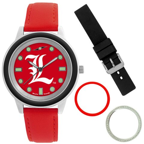 Men's Louisville Cardinals - Sport Steel Watch - • ChiefMart