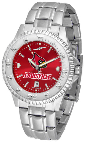 White Louisville Cardinals Sport Steel Watch