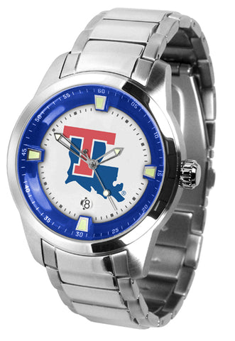 Louisiana Tech Bulldogs - Men's Titan Steel Watch