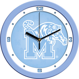 Memphis Tigers - Baby Blue Wall Clock - SuntimeDirect