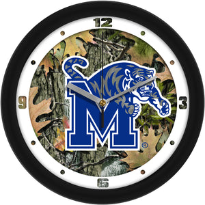 Memphis Tigers - Camo Wall Clock