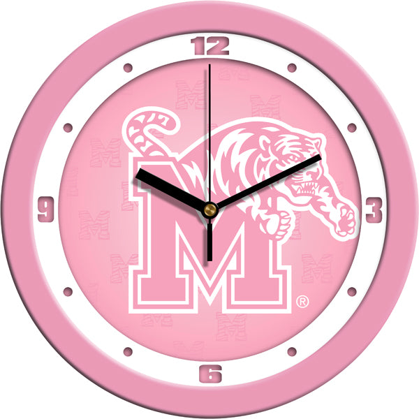 Memphis Tigers - Pink Wall Clock - SuntimeDirect