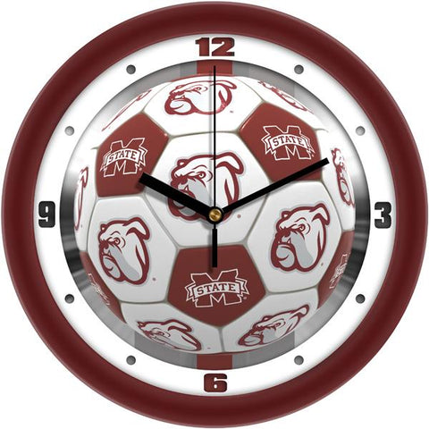 Mississippi State Bulldogs - Soccer Wall Clock - SuntimeDirect