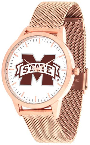 Mississippi State Bulldogs - Mesh Statement Watch - Rose Band - SuntimeDirect