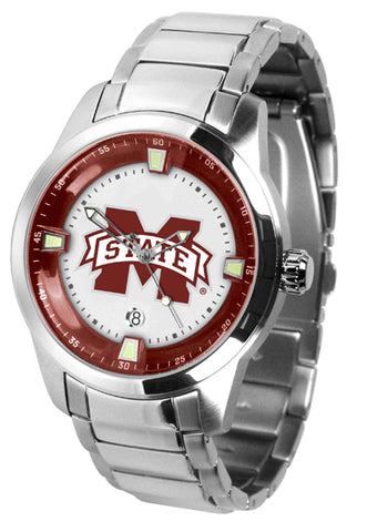 Mississippi State Bulldogs - Men's Titan Steel Watch